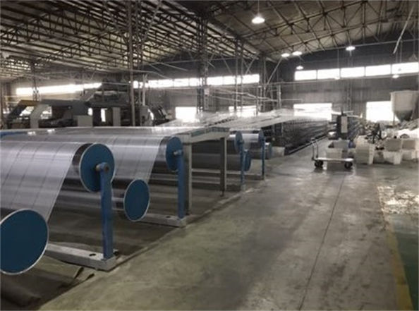 Yiyang Wanlin Weave Packing Co., Ltd. linea di produzione in fabbrica
