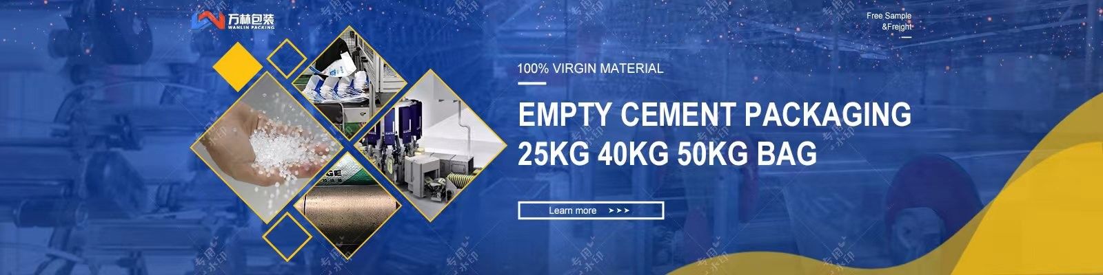 Borse d'imballaggio del cemento