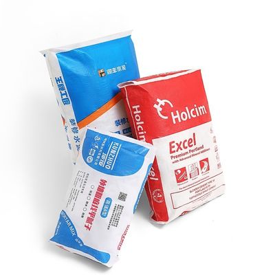 puncture resistance PP Cement Bags 25KG 40KG 50KG Ad Star Block Bottom Bag