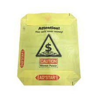 La valvola tessuta ad alta resistenza dei pp insacca il blocco inferiore per l'imballaggio del gesso del mastice