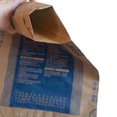 25KG 40KG 50KG AdStar sacchi di carta della valvola dei sacchi di carta di 2 pieghe per l'imballaggio del cemento