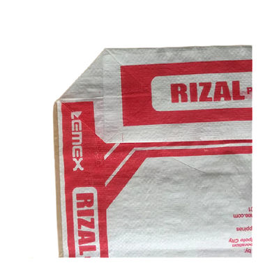 Le borse del cemento della stella 50KG 40KG 25KG dell'annuncio bloccano le borse tessute inferiori della valvola dei pp