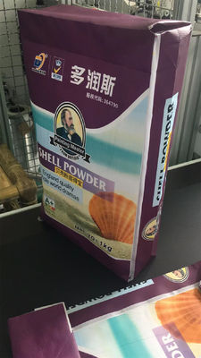 Le borse del cemento tessute pp di 25KG 40KG 50KG bloccano le borse inferiori della valvola