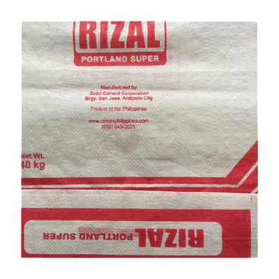 La stella calda dell'annuncio di vendita 25KG 40KG 50KG insacca i pp per bloccare la valvola inferiore del cemento della borsa insacca il sacco del cemento