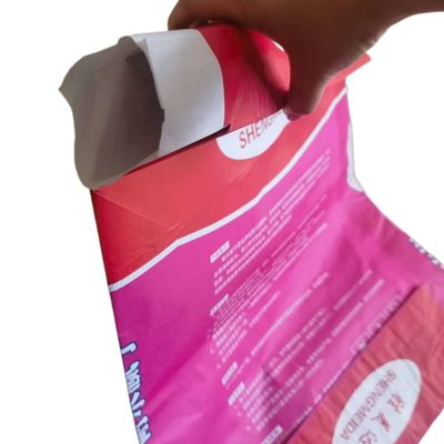 Il cemento impermeabile di carta kraft insacca la multi stampa offset della parete 20kg