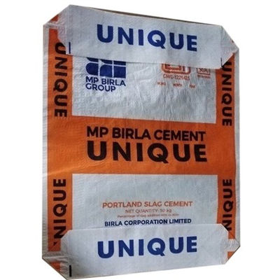 Sacco inferiore della valvola del cemento della borsa 25KG 40KG 50KG della valvola del blocchetto della stella dell'annuncio