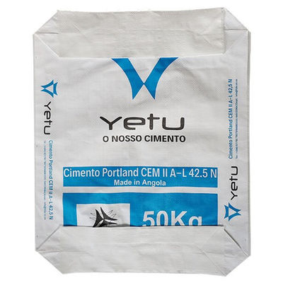 Sacchetti ad alta resistenza PP AD Star Bags Block Bottom Valve Sack per imballaggi di cemento da 50 kg