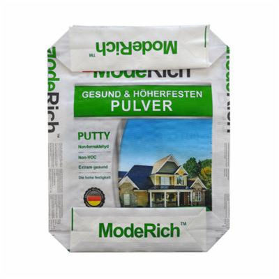 Fabbricazione d'imballaggio della Cina della borsa del cemento inferiore del blocchetto della valvola di 20KG 25KG 40KG 50KG pp