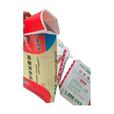 25KG 40KG 50KG ha stampato le borse tessute BOPP blocca il sacco inferiore della valvola del cemento