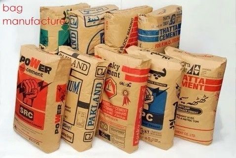 I pp tessuti polipropilene vuoto insacca le borse d'imballaggio del cemento di 40kg 50kg