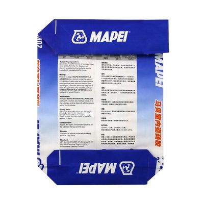 Borsa di plastica inferiore del cemento della borsa 20kg 25kg 40kg 50kg della valvola tessuta pp del blocco