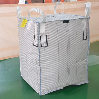 Il jumbo del cemento della costruzione insacca il fondo piatto 1 Ton Bulk Bag With Printing