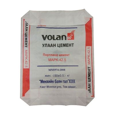 20gsm ha laminato la borsa della valvola del cemento dei pp con Flexo che stampa il colore massimo 4 per lato