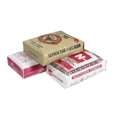 85GSM 50kg Sacchetto di fondo quadrato Sacchetto di cemento Sacchetto di cemento vuoto