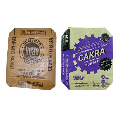 Vendita calda sacchetto tessuto sacchetto vuoto di cemento sacchetto di valvole in PP 25 kg 40 kg 50 kg sacchetto di cemento