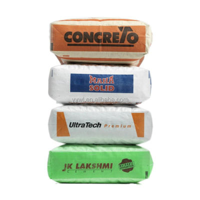 Pp blocco tessuto fondo valvola sacchetto di cemento 25kg 50kg PP blocco valvola fondo