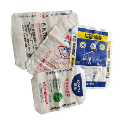 Sacchetto di cemento a fondo quadrato personalizzato 20 kg di polipropilene adesivo tessuto