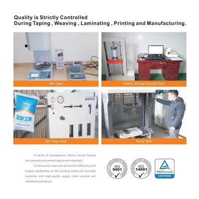 25 KG 40 KG 50 KG PP sacchetto di cemento tessuto vuoto sacchetto di valvola PP blocco fondo con valvola