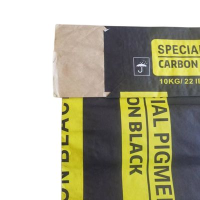 Sacchetti di imballaggio in carta multi parete per 10 kg 22LB Pigment Carbon Black