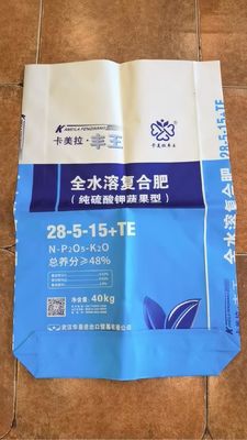 Stampa Bopp e sacchetti di imballaggio di fertilizzanti laminabili da 11-25 gsm per varie applicazioni