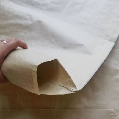 50x60x10cm 85GSM ((65GSM+20GSM) Sacchetto di imballaggio in plastica per il riempimento di materiale da costruzione in cemento