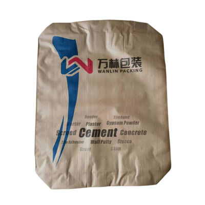 Sottoforma stampata resistente all'umidità Sacchetti di cemento tessuto in PP 20 KG 25 KG 40 KG 50 KG Imballaggio