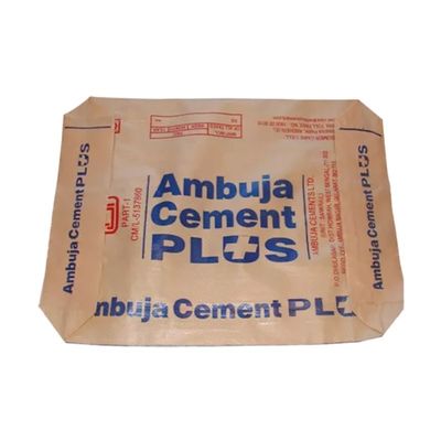 Blocco fondo valvola vuota sacchetti di cemento in PP 20kg 25kg 40kg 50kg imballaggio stampato