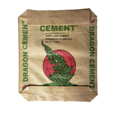 25 KG 40 KG 50 KG Sacchetti di cemento per valvole in PP tessuti Sacchetto vuoto Imballaggio per stampa flessibile industriale