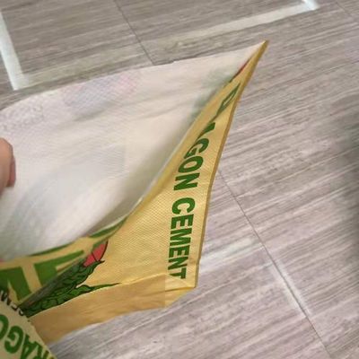 Sacco in tessuto di cemento da 25 KG 40 KG 50 KG Sacco vuoto di cemento Sacco valvola in PP per stampa industriale e flessografica