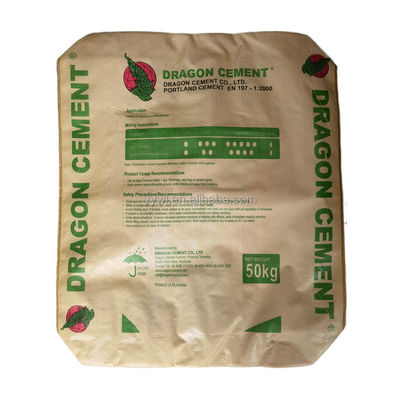 Borse a prova d'umidità in cemento PP tessute multicolori con valvola da 25 kg 40 kg 50 kg di imballaggio