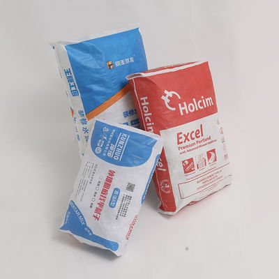 Sacchetti di cemento in PP stampati su misura 25kg 40kg 50kg impermeabili