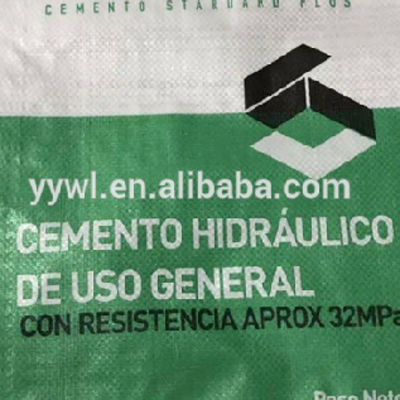Sacco valvola in tessuto PP per cemento 25KG 50KG resistente all'umidità ISO9001