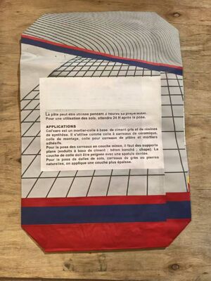 20kg 25kg 40kg borse del cemento dei sacchi di carta di 2 pieghe/carta kraft con polvere adesiva