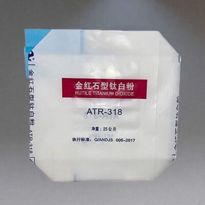 Sacchi valvola in PE per nero di carbonio da 25KG per impieghi gravosi con valvola a scomparsa