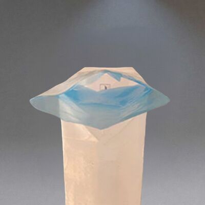 Sacchi valvola in PE per nero di carbonio da 25KG per impieghi gravosi con valvola a scomparsa