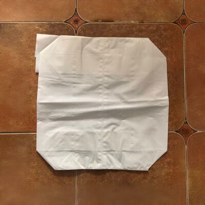 25KG Heavy Duty PE Valve Bags with Center Seam for Carbon Black with Tuck In Valve