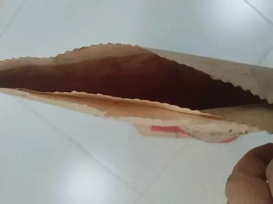 Square Bottom Open Mouth Kraft Paper Bag Customizable for Dolomite Powder Packaging