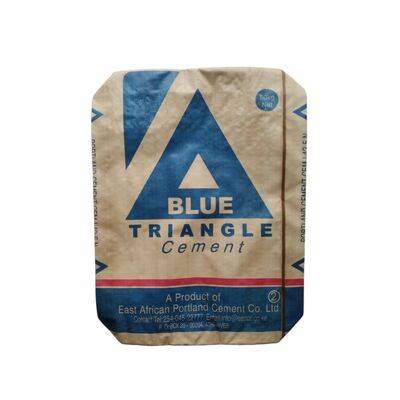 AD Star PPW Sacchetto di cemento laminato da 50 kg, con fondo quadrato rivestito, sacchetto di valvole in plastica tessuta
