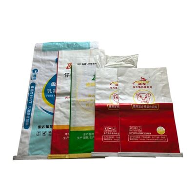 BOPP Laminated PP Woven Bags for Animal Feed