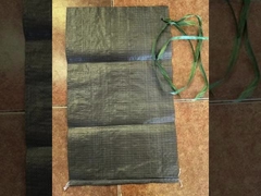35x66cm 50LB sacchetti da imballaggio di sabbia sacchetti vuoti di tessuto in PP fondo cucito riciclato